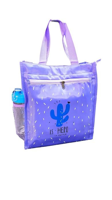 Beautiful Cactus Design Oxford Quality Handbag for Working Women & Girls – Durable, Stylish, Perfect for Office and Daily Use