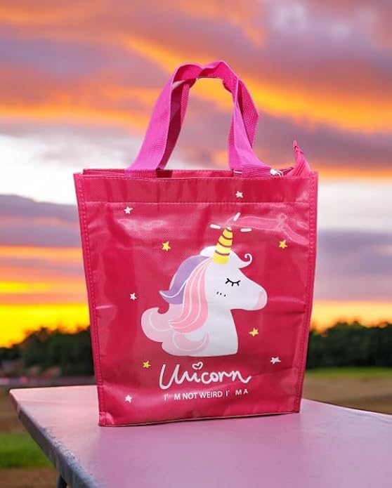 Beautiful Unicorn Design Quality Handbag: A Stylish, Versatile Choice for Working Ladies and Girls, Ideal for Office and Everyday Use