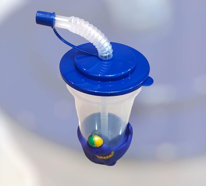 Kids Tumbler 300ml Toddler/Infant Sipper: BPA Free, Anti-Spill Cup with Soft Silicone Straw and 3D Bottom