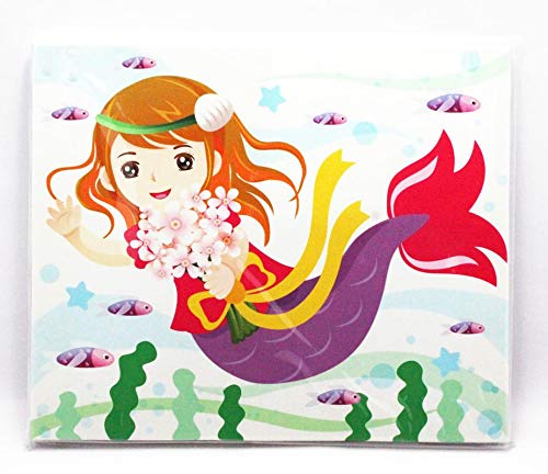 JUMBURA Premium Thick Quality Wooden Board DIY Flower and Diamond Painting Canvas for Decoration and Creativity./Beautiful Mermaid Design