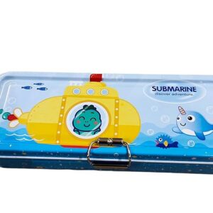 Jumbura Beautiful Underwater Theme Pencil Box with Multiple Compartment for Kids Birthday Return Gift Supply