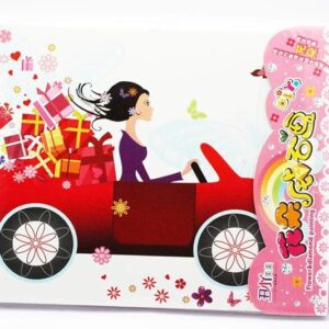 Jumbura Thick Quality Wooden Board DIY Flower & Diamond Painting Canvas – Sparkling Car Design – Creative Craft Kit for Decoration & Art Activities