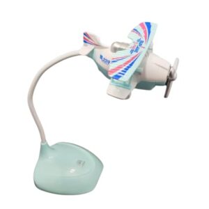 Kids Helicopter Table Lamp with Multi-Color Shades – Fun Toy Lamp for Bedroom, Study & Living Room Decor