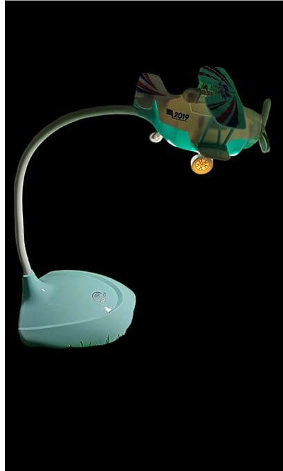 Kids Helicopter Table Lamp with Multi-Color Shades – Fun Toy Lamp for Bedroom, Study & Living Room Decor
