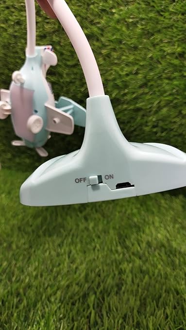 Kids Helicopter Table Lamp with Multi-Color Shades – Fun Toy Lamp for Bedroom, Study & Living Room Decor